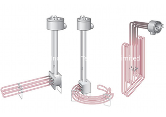 Tubular Element PTFE Over The Side Tank Heater , Immersion Over The Side Heater