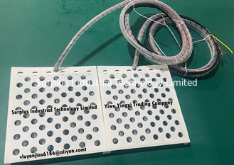 230V 1P 3KW 280mm*250mm*25mm Frame Heater With J Type Temperature Probe And PTFE Cable