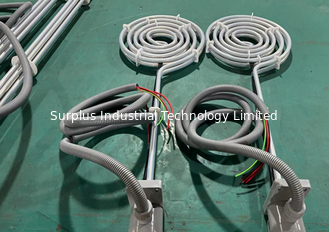 480V 1P 4KW PTFE Immersion Heater Spiral Shaped PTFE Heater For Heating Chemical Tank Liquid