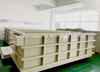 SUS304 Reinforcement Electroplating Tanks For Oxidation Equipment Line