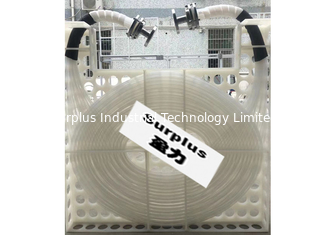 PFA Tubes PVDF Frame Coiled Tube Heat Exchanger For Alkaline Solutions
