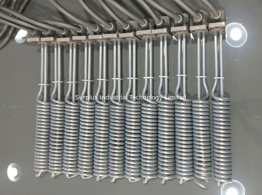 PTFE Sheathed Spiral Immersion Heater Most Chemistries Resistant