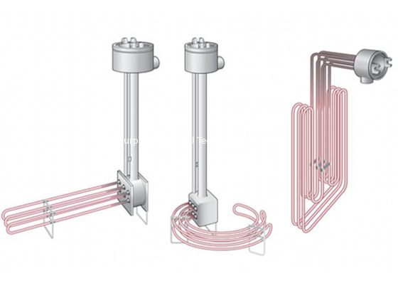 Tubular Element PTFE Over The Side Tank Heater , Immersion Over The Side Heater