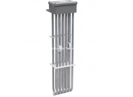 6HX Series Teflon Immersion Heater Over The Side Six Element Fluoropolymer