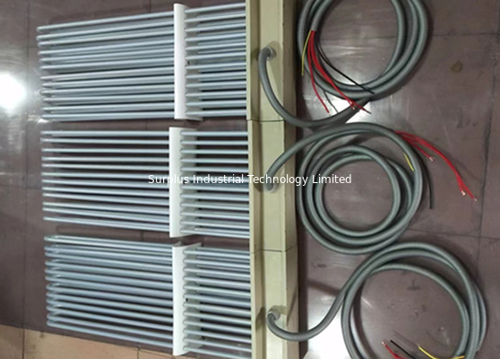 6HX Series Teflon Immersion Heater Over The Side Six Element Fluoropolymer