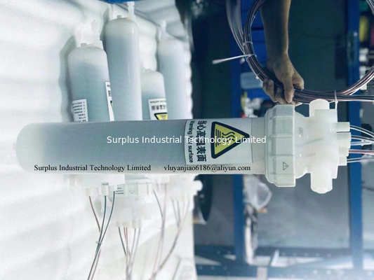 2KW 3.5KW Ultrapure PFA Inline Chemical Heater For Semiconductor Wet Processes