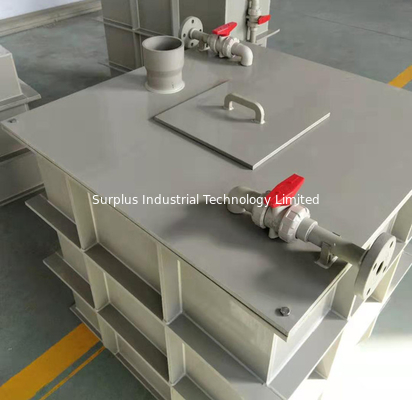 Recyclable 12mm PP Nickel Plating Tank For Storage And Mixing Of Chemicals