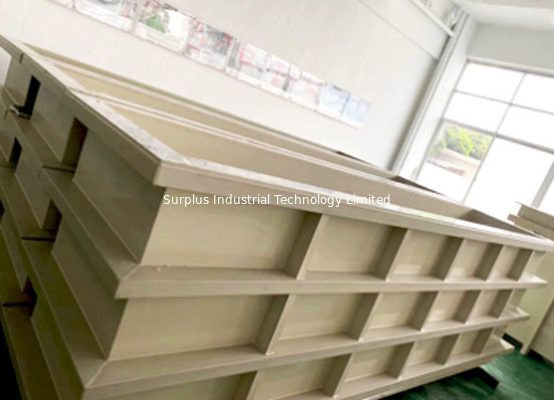 SUS304 Reinforcement Electroplating Tanks For Oxidation Equipment Line