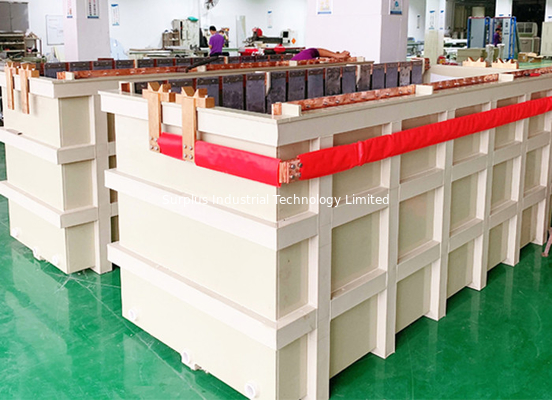 ISO9001 15mm PP Electroplating Tanks For Anodizing Equipment