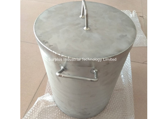 ODM Service Barrel Shaped Grade 2 Electroplating Accessories Titanium Tank