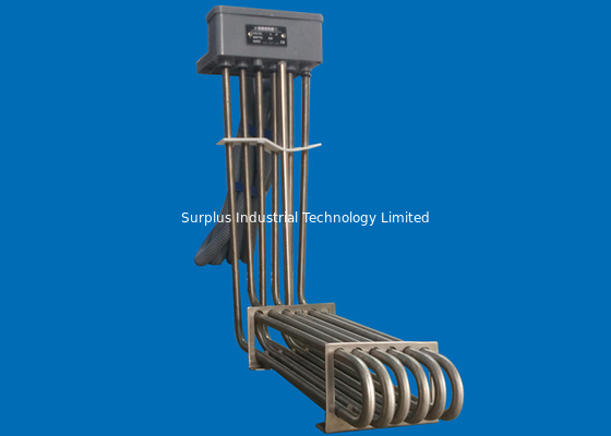 L Shaped 6 Element Titanium Industrial Water Heater 380V 3P 9KW