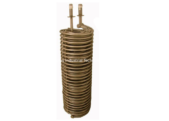 Multi Layer SUS304 Immersion Heat Exchanger , Spiral Coil Heat Exchanger