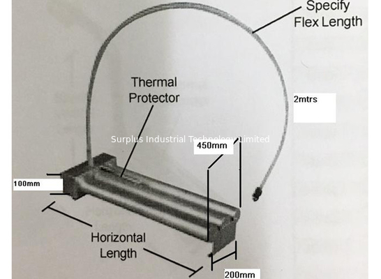 Flexible Riser 220V 3P 9KW SUS316 Tank Immersion Heater