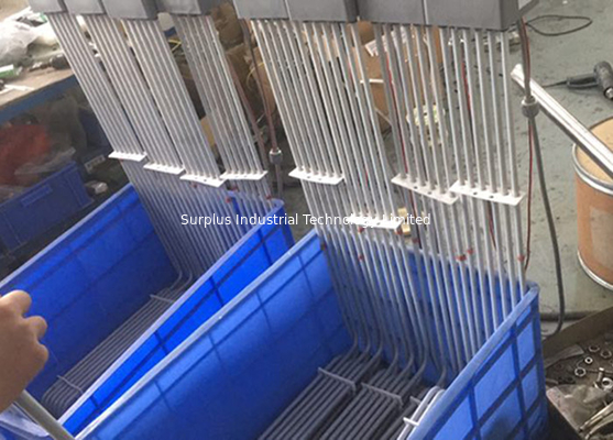 380V 3P 5KW Over The Side Heater For Chemical Tank Solution Heating