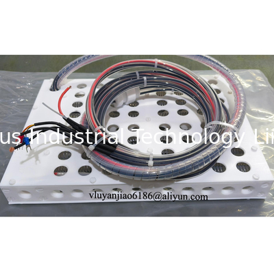 PTFE / PFA 230V 1-fase 3.0KW Temperatuurbescherming J-type Verwarmingselement Onderdompeling verwarmer voor chemische reiniging 15.2x6