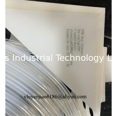 PVDF fluorkunststof warmtewisselaar voor het verwarmen/koelen van chemische oplossingen