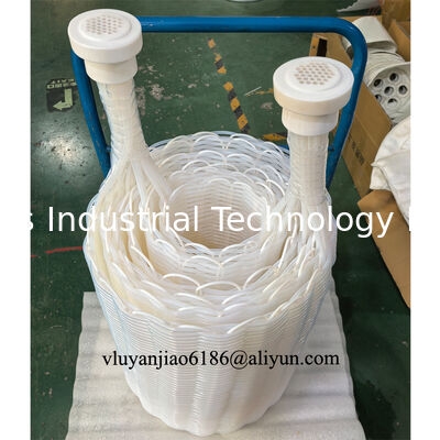 Cilindrische Dompelbuis Type PTFE Fluoroplast Warmtewisselaars voor chemische vloeistoffen