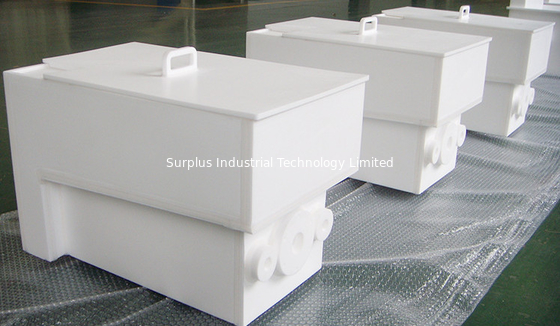 Hoge Zuiverheidspvdf PFA PTFE Galvaniserende Tanks, het Materiaal van het Halfgeleiderplateren